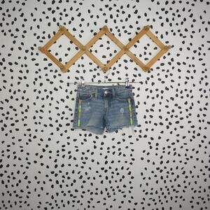 Old Navy Distressed Embroidered Denim Girls Shorts